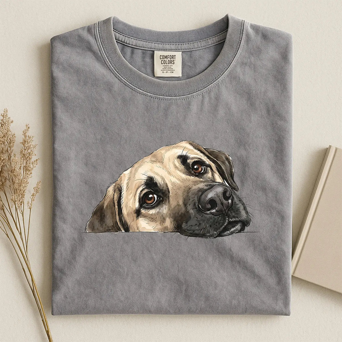 Anatolian Shepherd Dog Face Comfort Color T-shirt