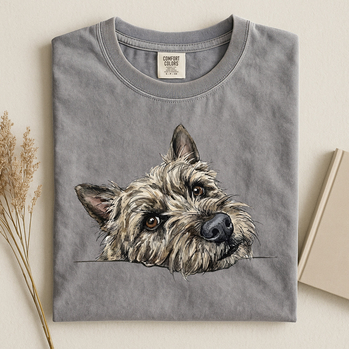 Cairn Terrier Face Comfort T-shirt