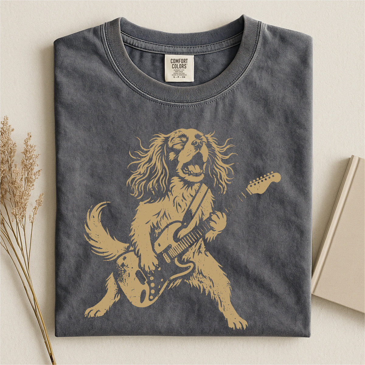 Cavalier King Charles Spaniel Rock Comfort T-shirt