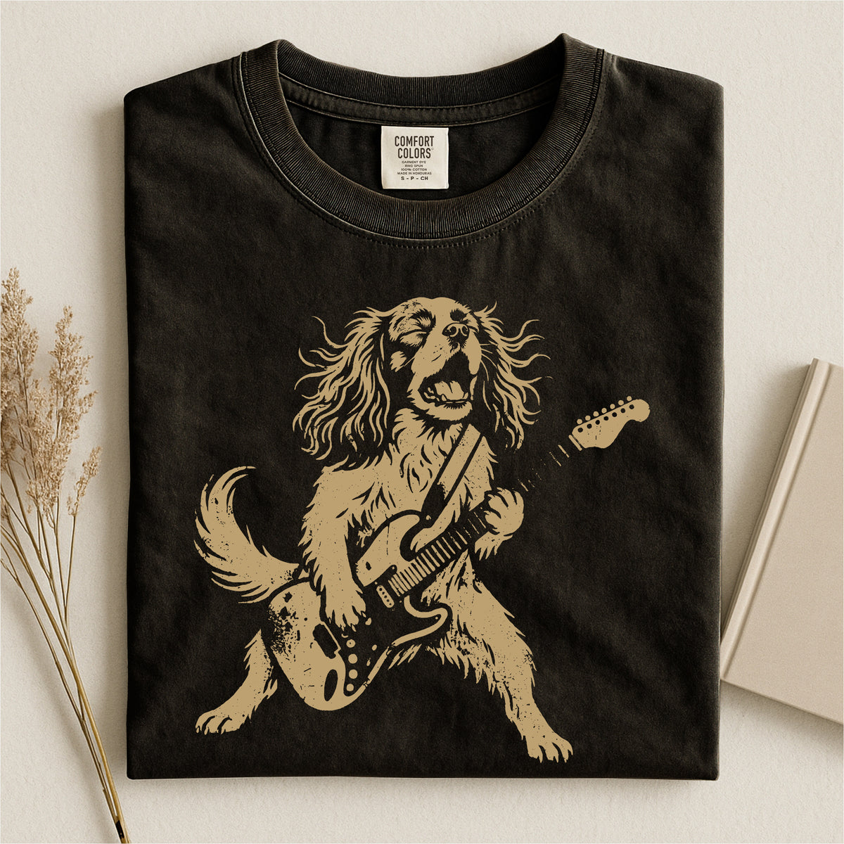 Cavalier King Charles Spaniel Rock Comfort T-shirt