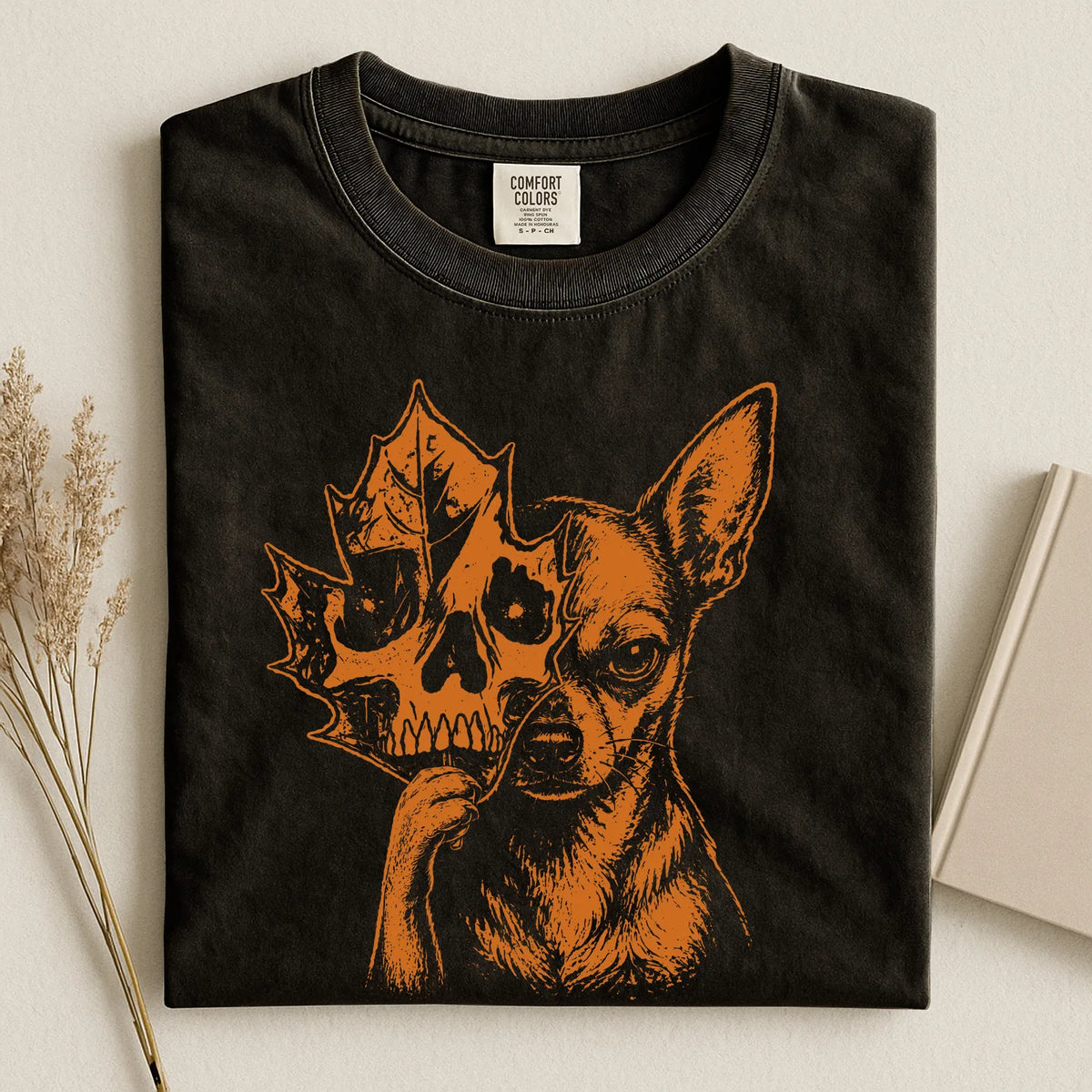 Chihuahua Mask Comfort Color Unisex T-shirt