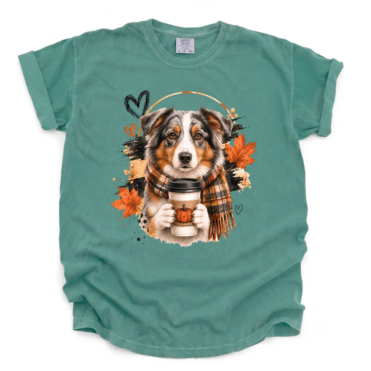 Cozy Australian Shepherd Comfort Color Unisex T-shirt