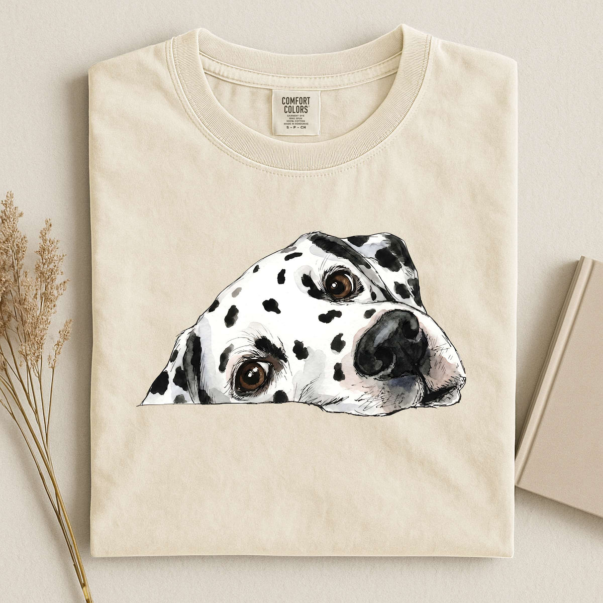 Dalmatian Face Comfort T-shirt 1