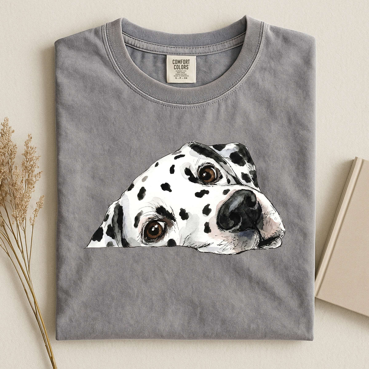 Dalmatian Face Comfort T-shirt 1