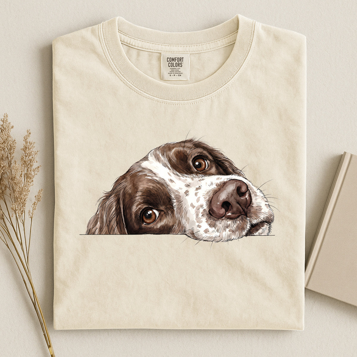 English Springer Spaniel Face Comfort T-shirt