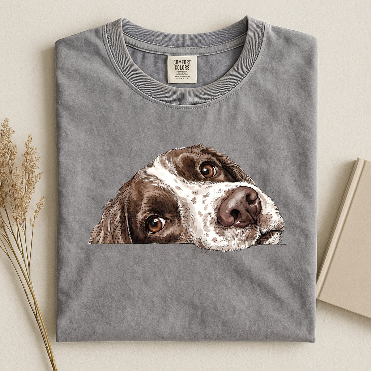 English Springer Spaniel Face Comfort T-shirt