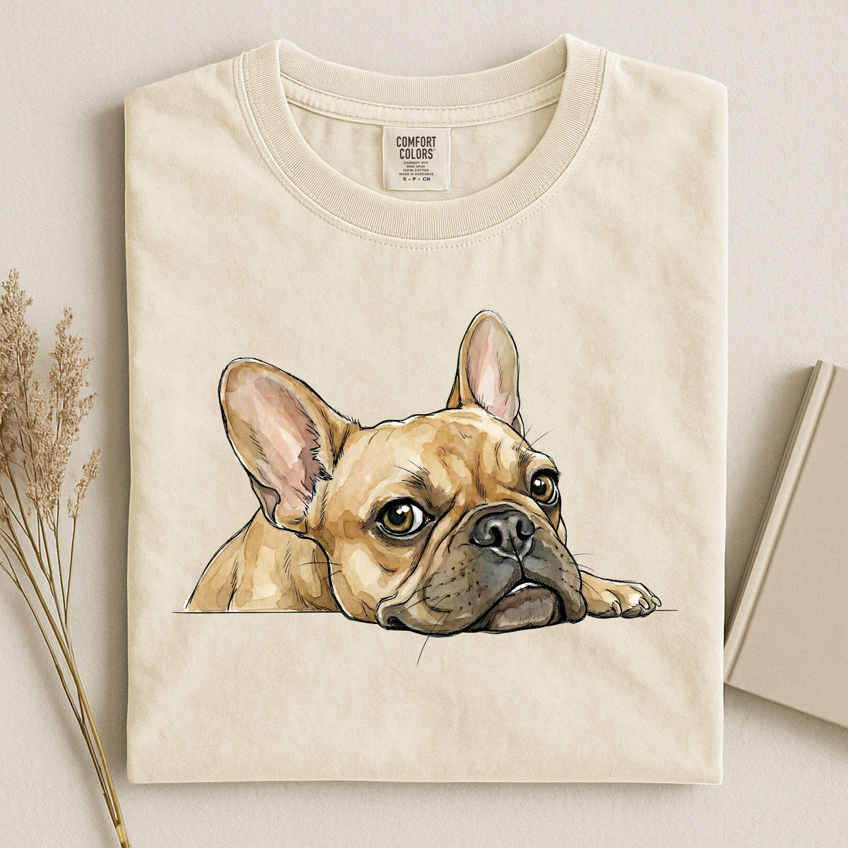 French Bulldog Face Comfort T-shirt
