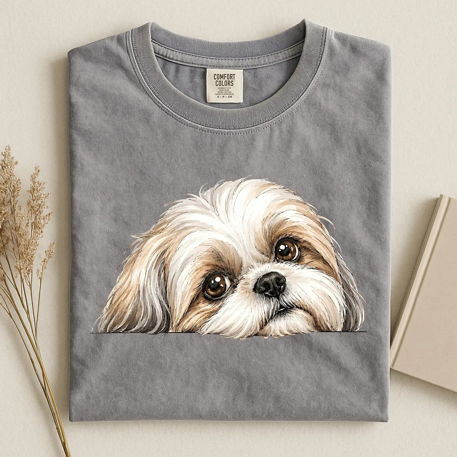 Shi Tzu Face Comfort Color T-shirt