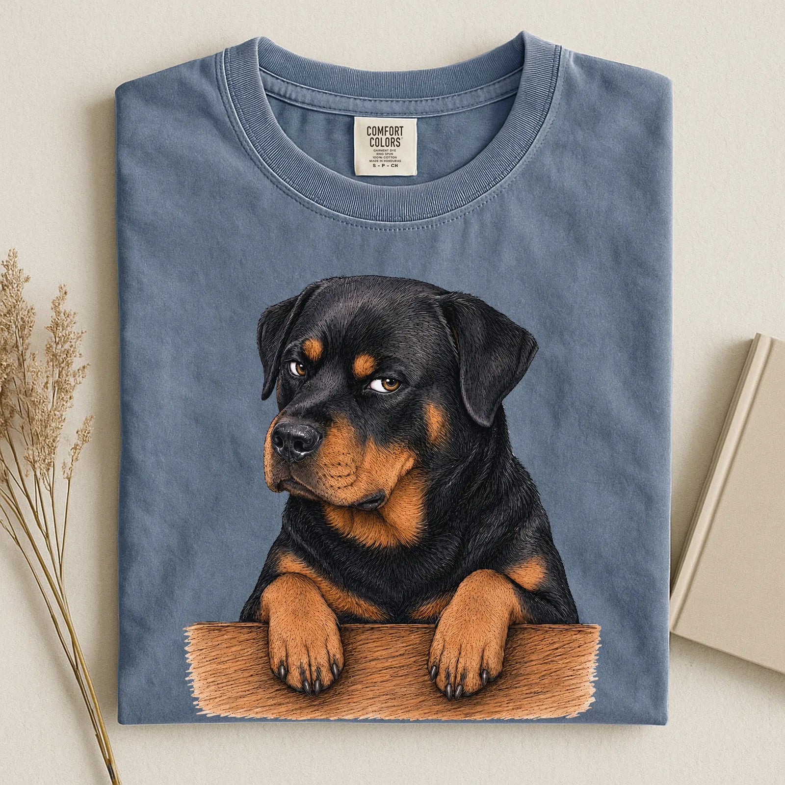 Gumpy Rottweiler Comfort Color Unisex T-shirt