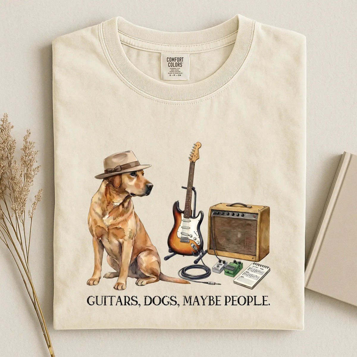 Guitars, Lab, Maybe People Comfort Color T-shirt