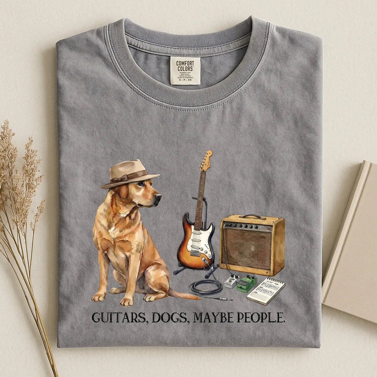 Guitars, Lab, Maybe People Comfort Color T-shirt