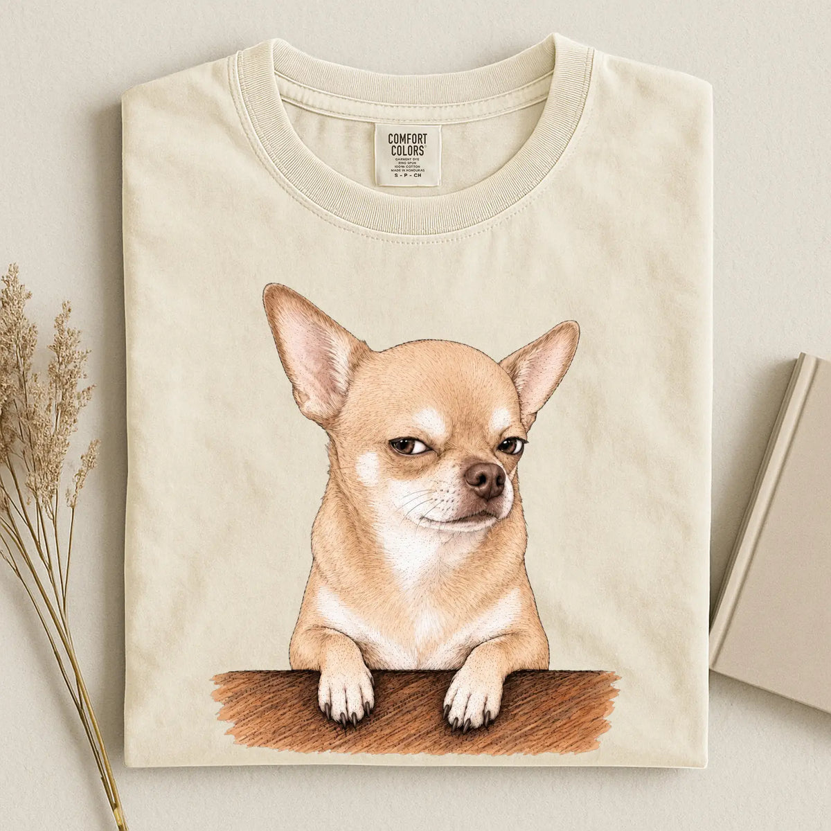 Funny Judging Chihuahua Comfort Color Unisex T-shirt