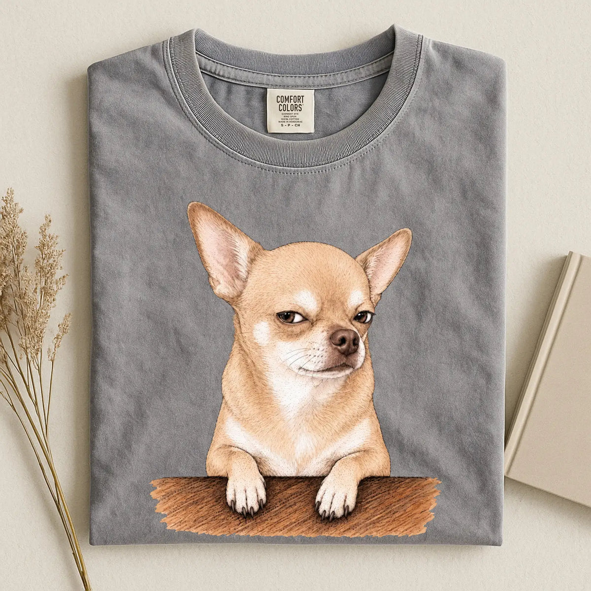 Funny Judging Chihuahua Comfort Color Unisex T-shirt