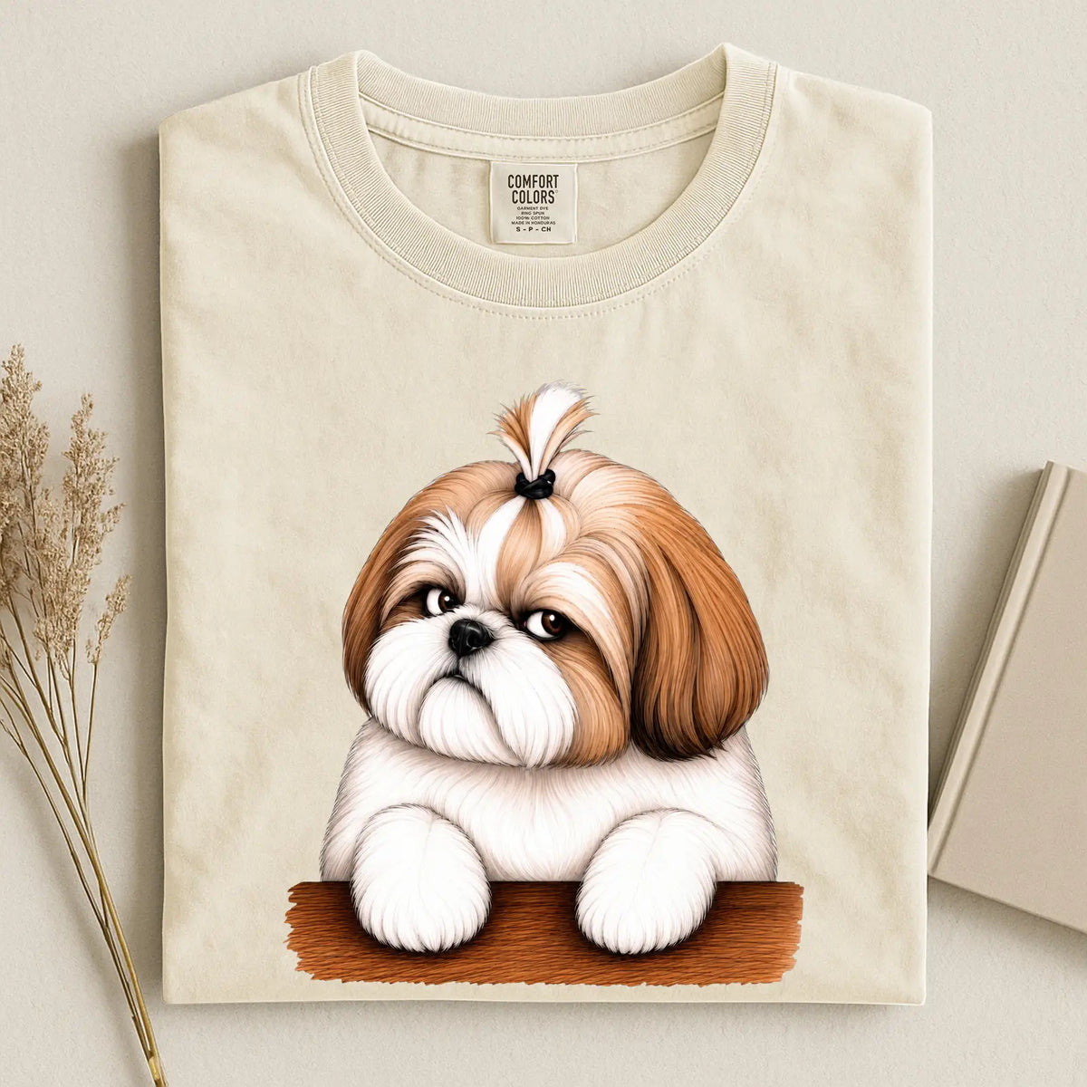 Funny Judging Shih Tzu Comfort Color Unisex T-shirt