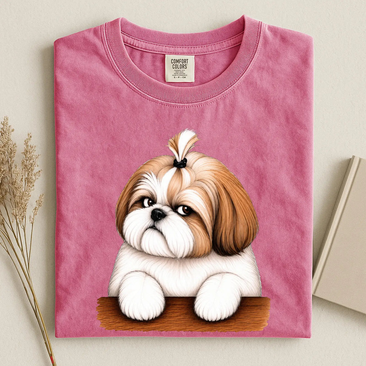 Funny Judging Shih Tzu Comfort Color Unisex T-shirt