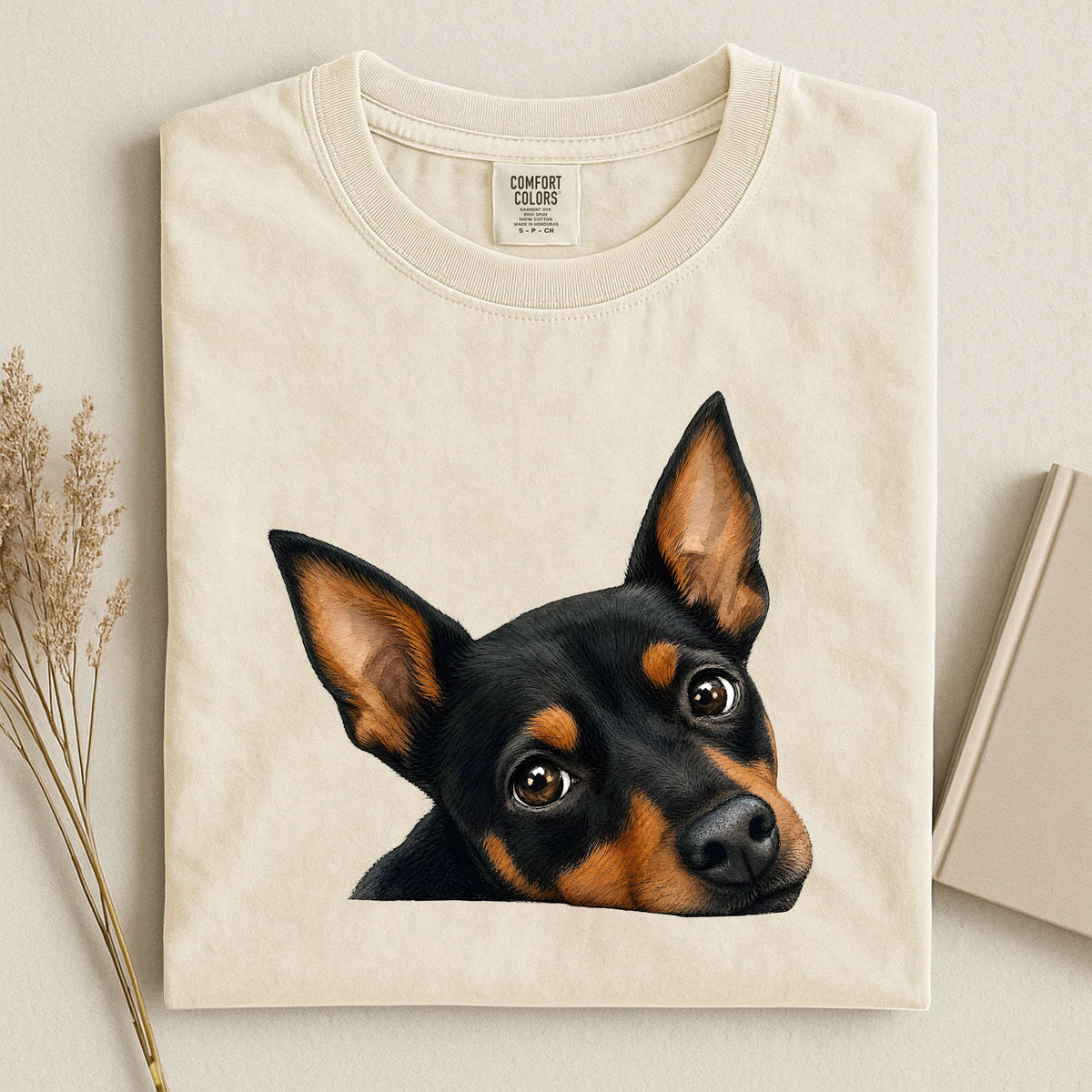 Miniature Pinscher Face Comfort T-shirt