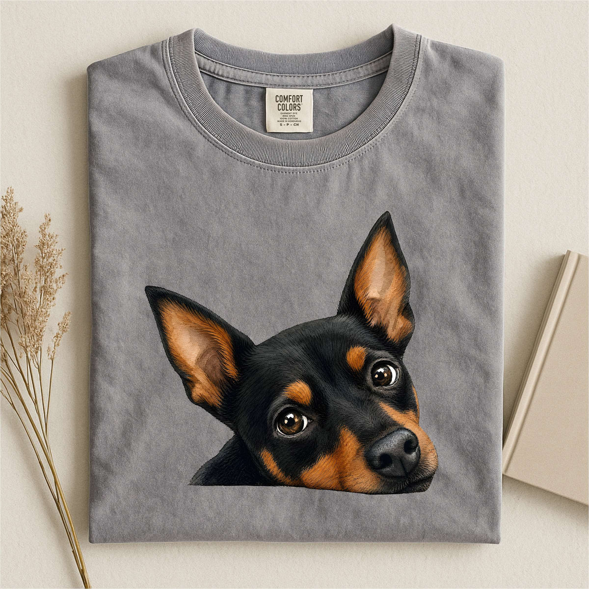 Miniature Pinscher Face Comfort T-shirt