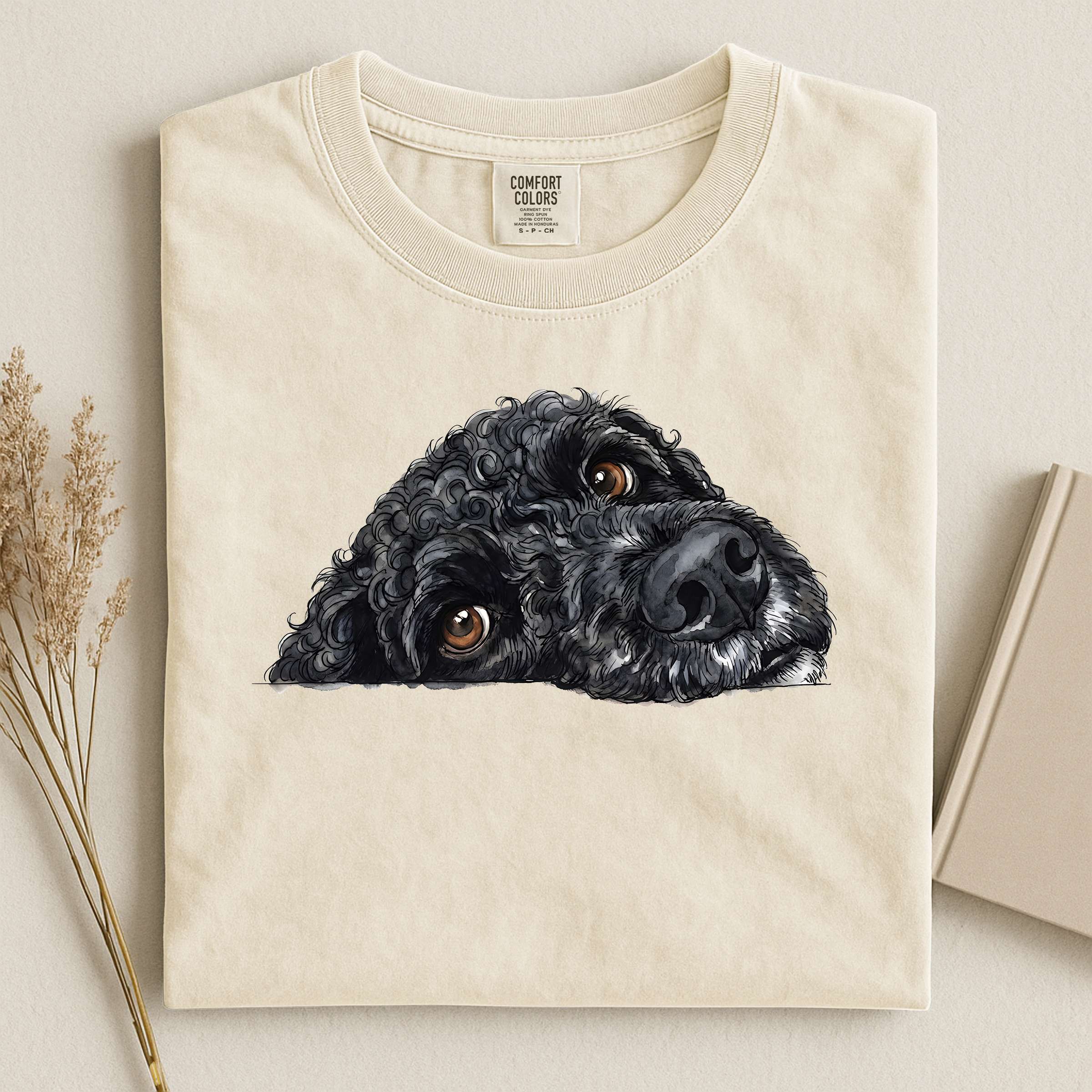 Portuguese Water Face Comfort T-shirt