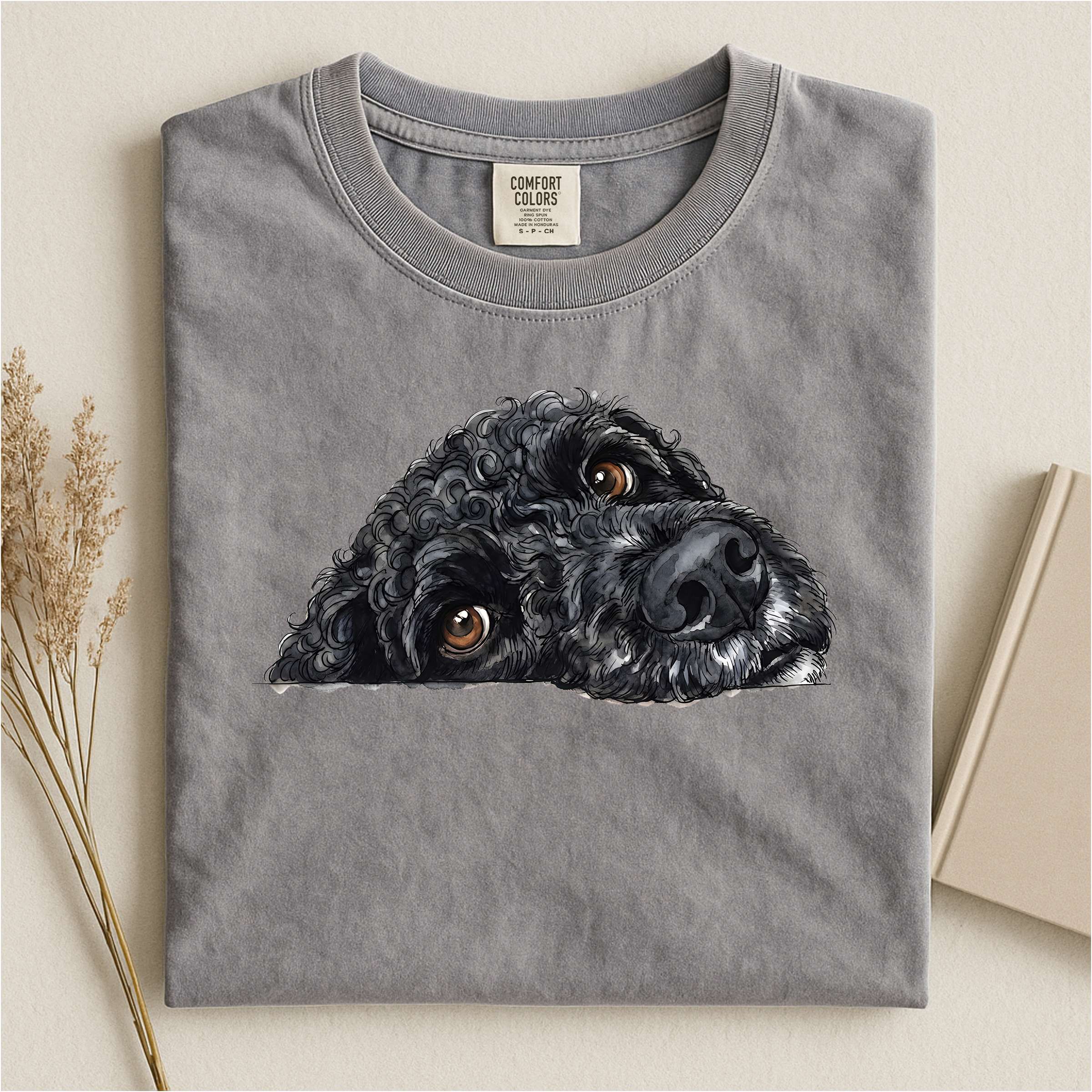 Portuguese Water Face Comfort T-shirt