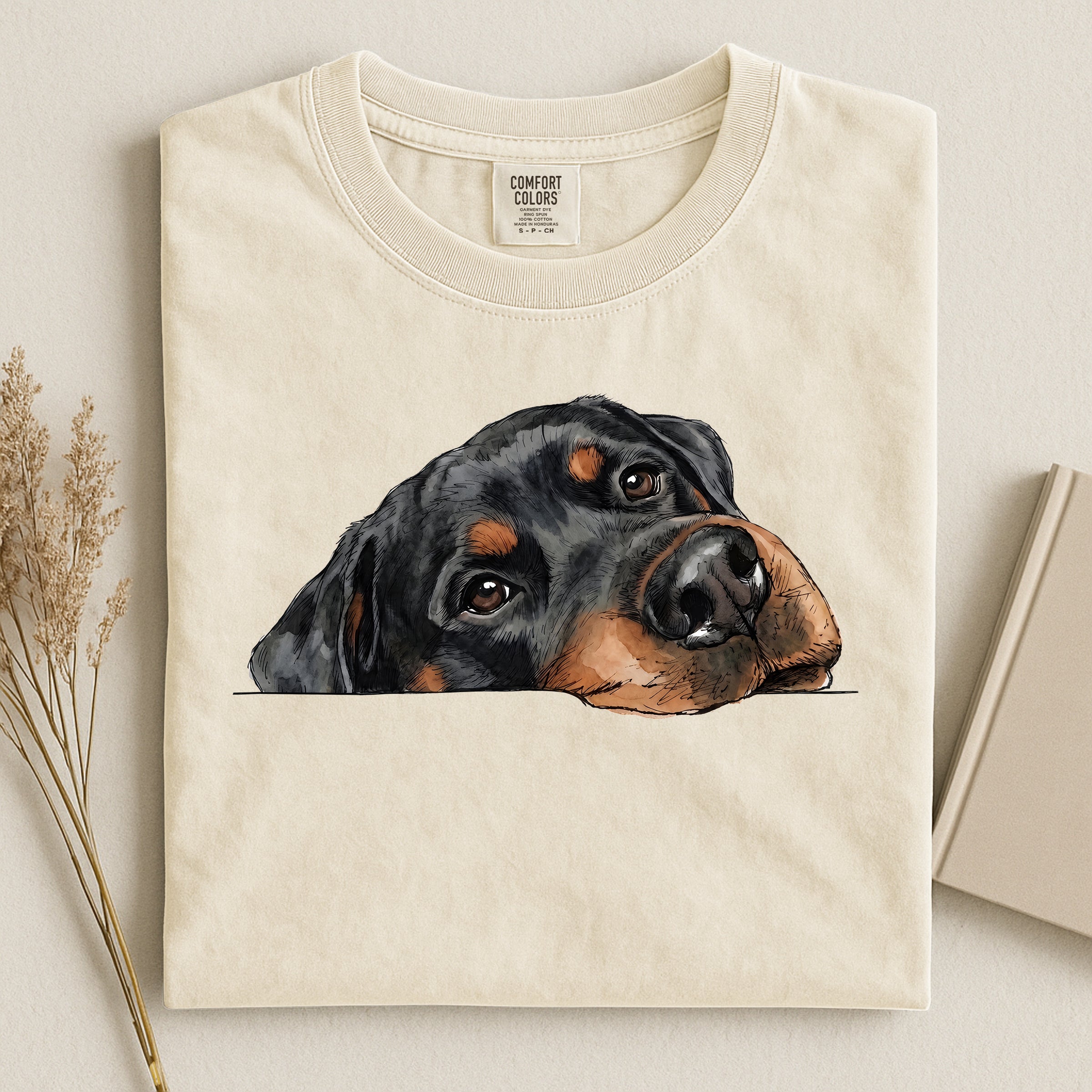 Rottweiler Face Comfort T-shirt