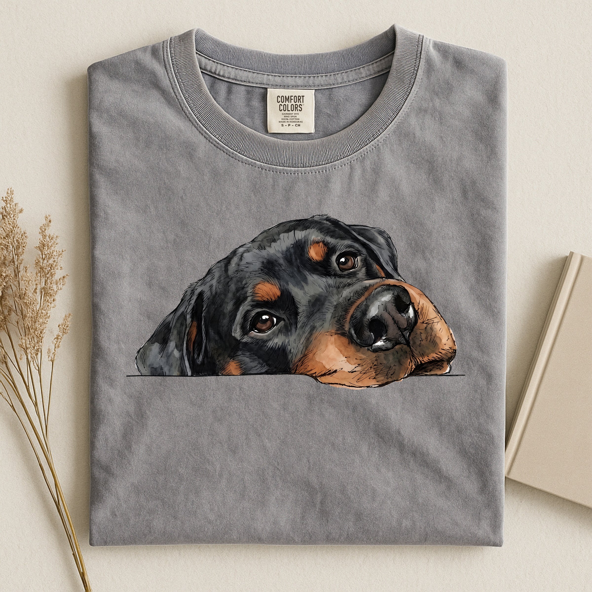 Rottweiler Face Comfort T-shirt