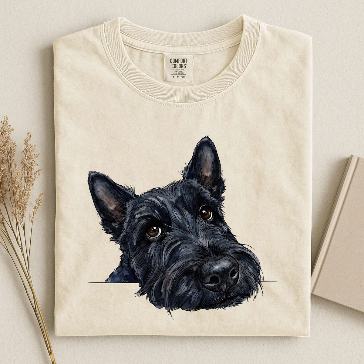 Scottish Terrier Face Comfort T-shirt