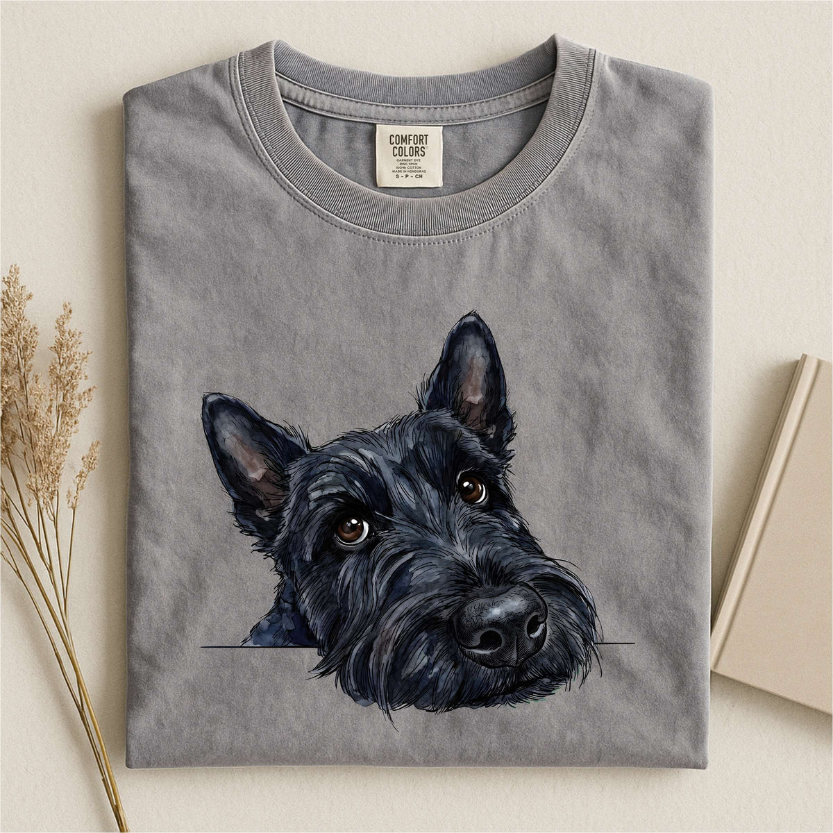 Scottish Terrier Face Comfort T-shirt