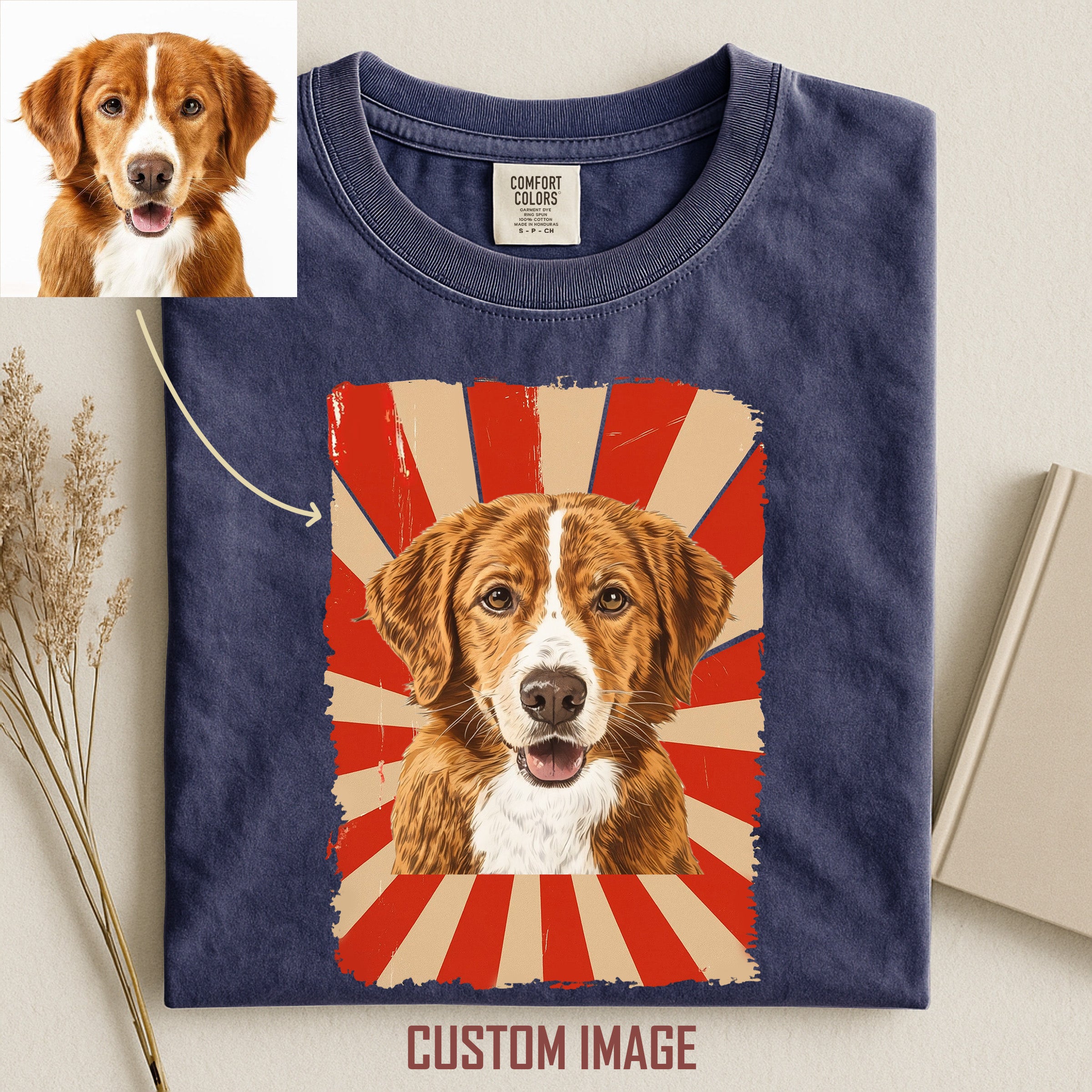Retro Dog Custom Comfort T-shirt