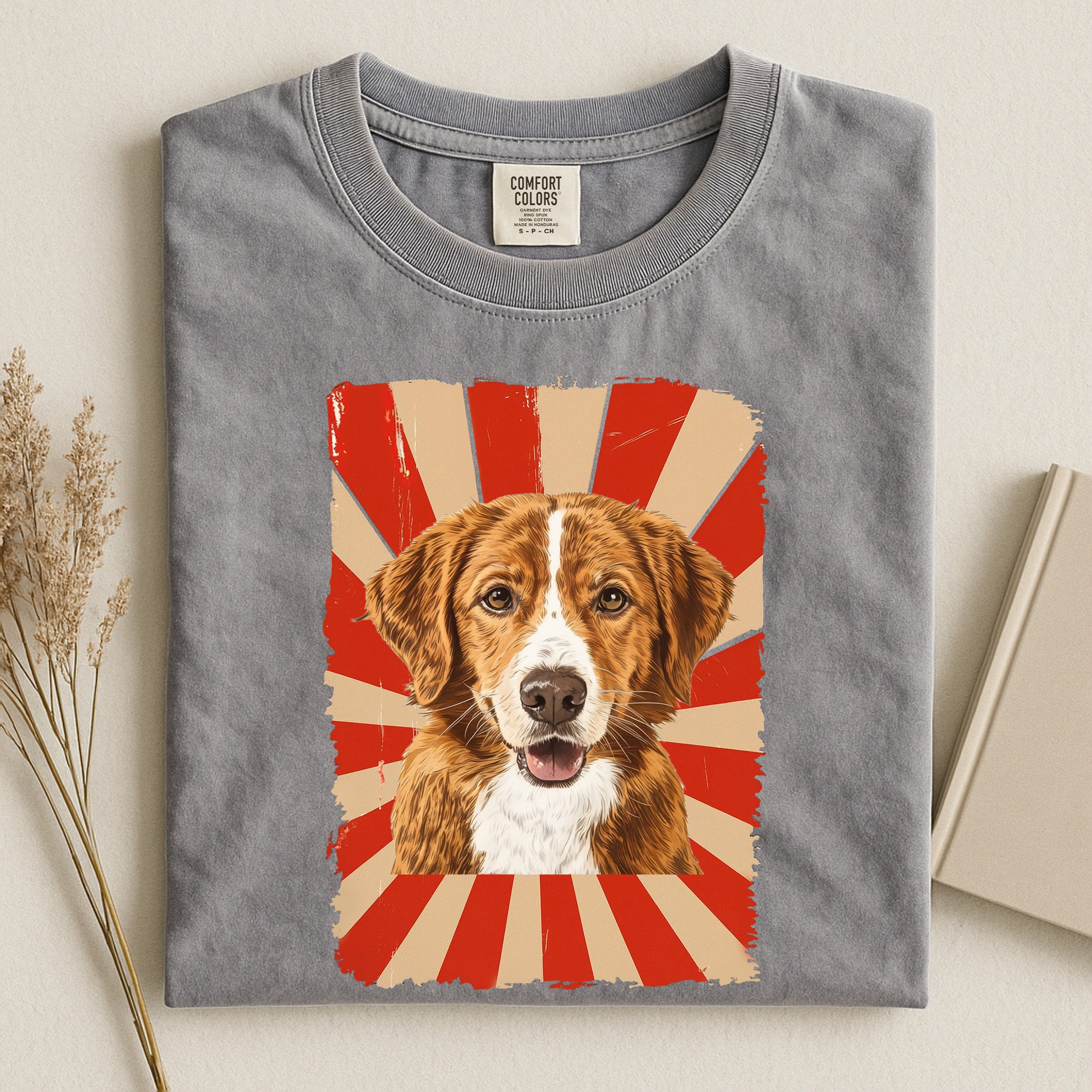 Retro Dog Custom Comfort T-shirt