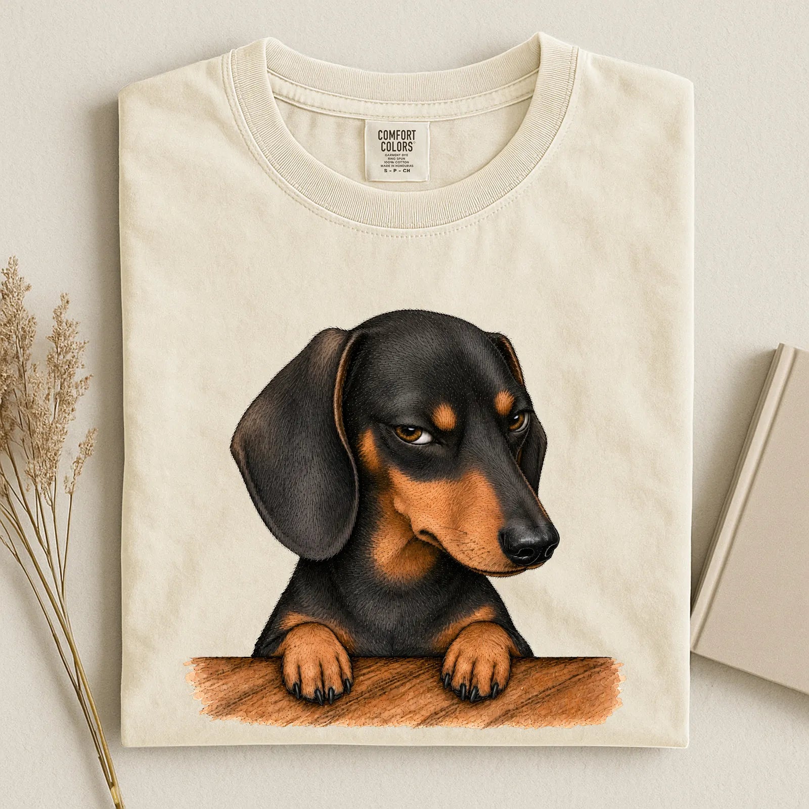 Gumpy Dachshund Comfort Color Unisex T-shirt