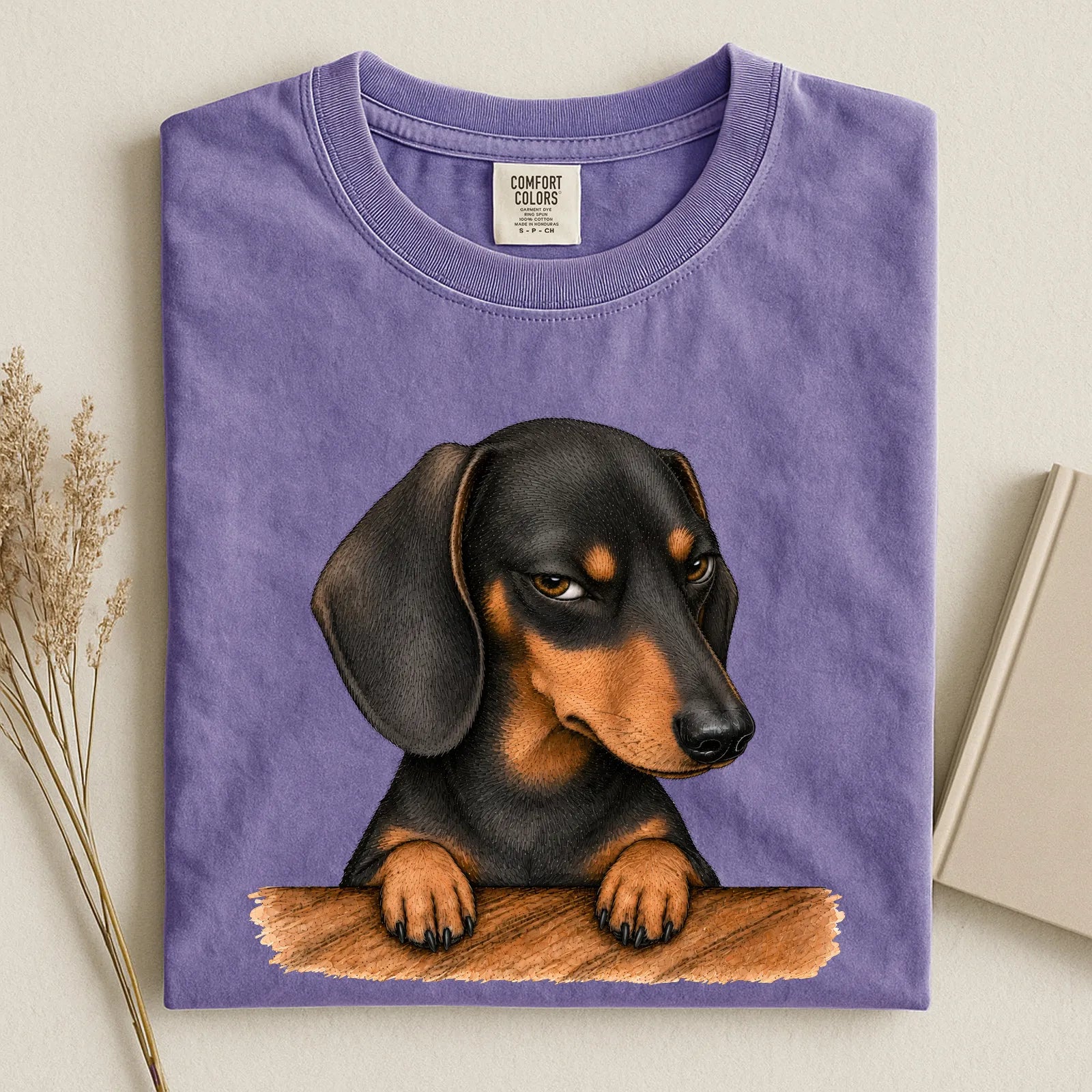 Gumpy Dachshund Comfort Color Unisex T-shirt