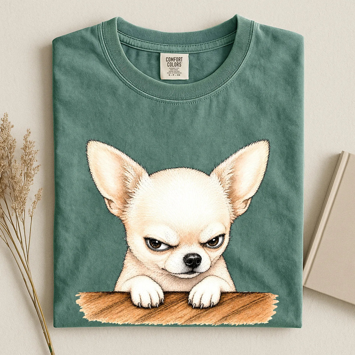 Grumpy Chihuahua Comfort Color Unisex T-shirt