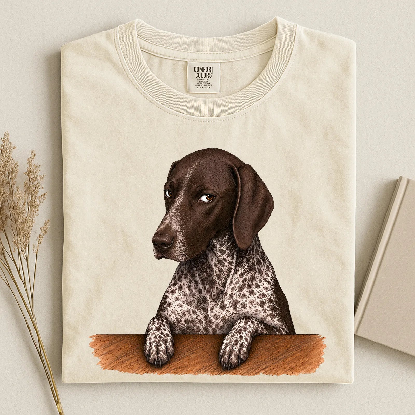 Gumpy German Shorthair Pointer Comfort Color Unisex T-shirt
