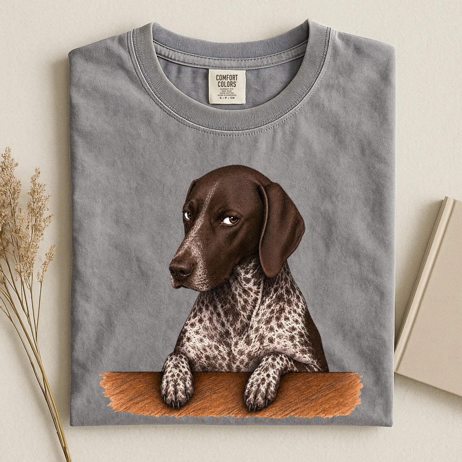 Gumpy German Shorthair Pointer Comfort Color Unisex T-shirt