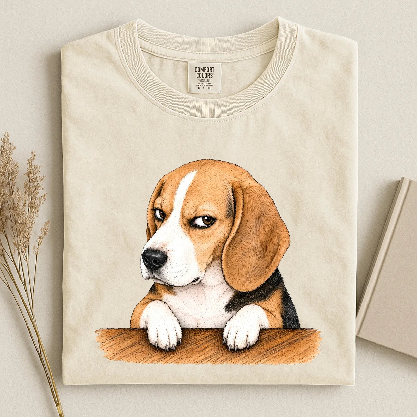 Gumpy Beagle Comfort Color Unisex T-shirt