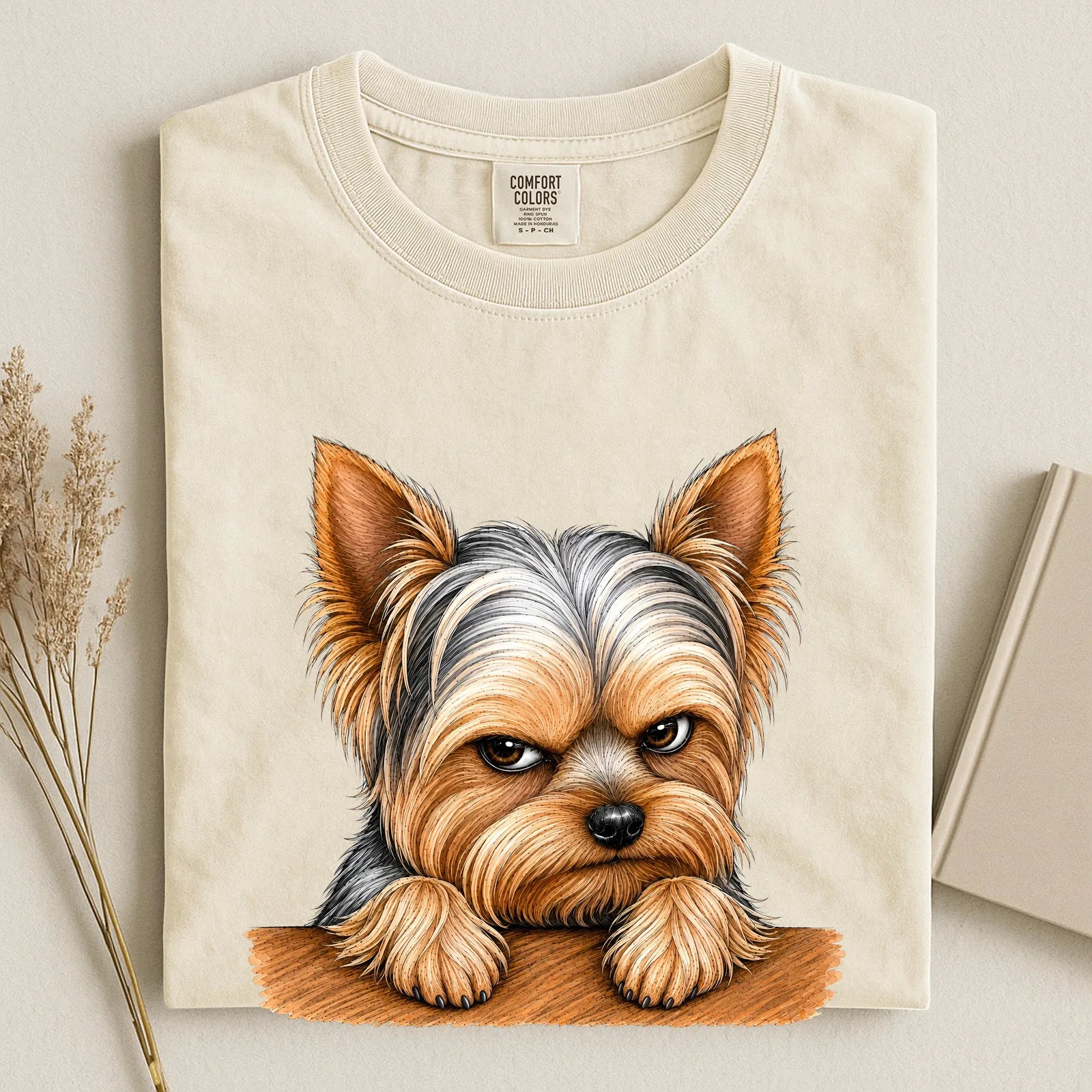 Gumpy Yorkshire Terrier Comfort Color Unisex T-shirt