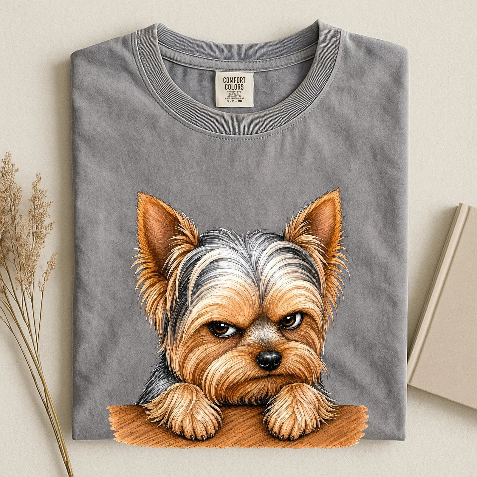 Gumpy Yorkshire Terrier Comfort Color Unisex T-shirt