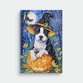 Pitbull Colorful Halloween Canvas - Best Dog Canvas