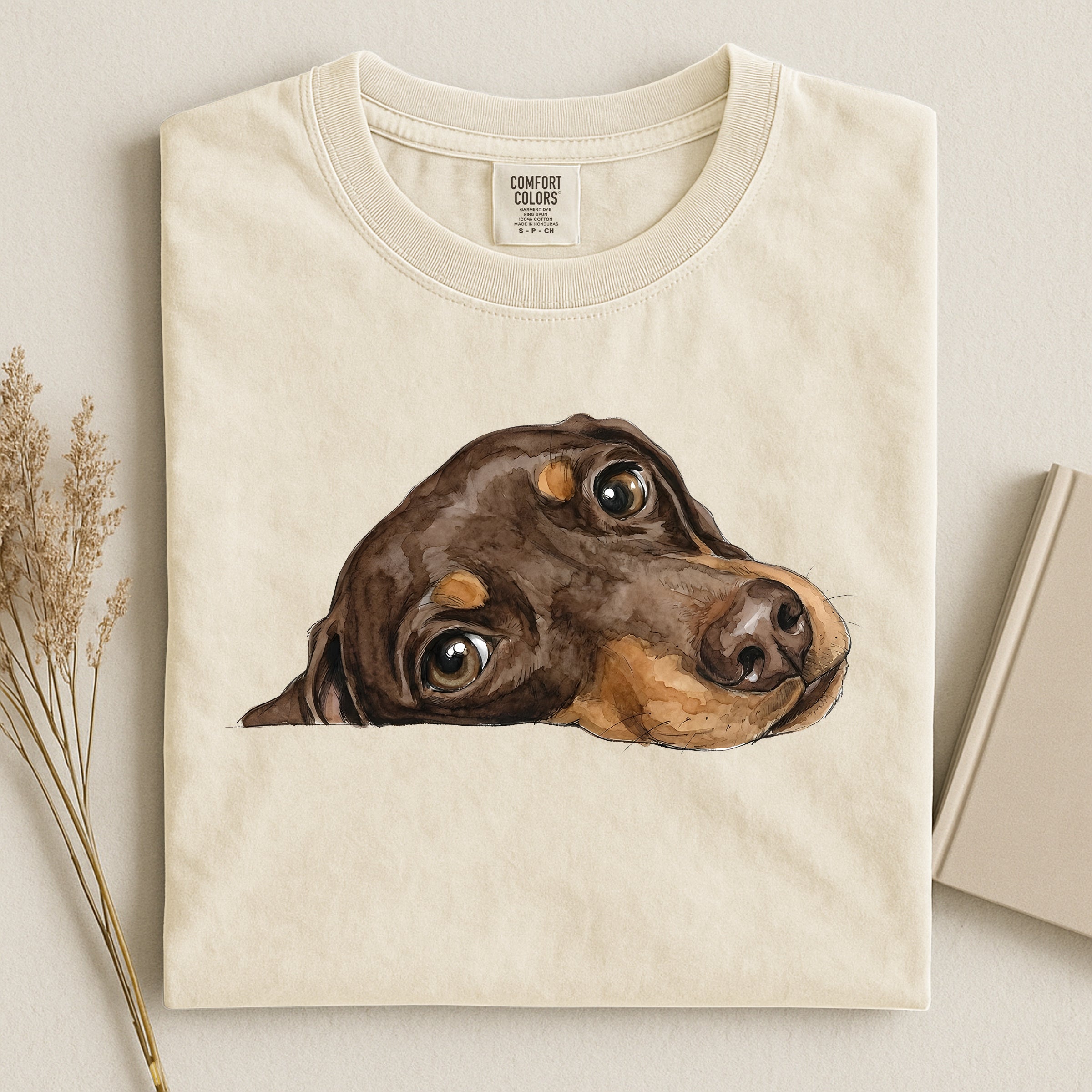 Dachshund Face Comfort T-shirt