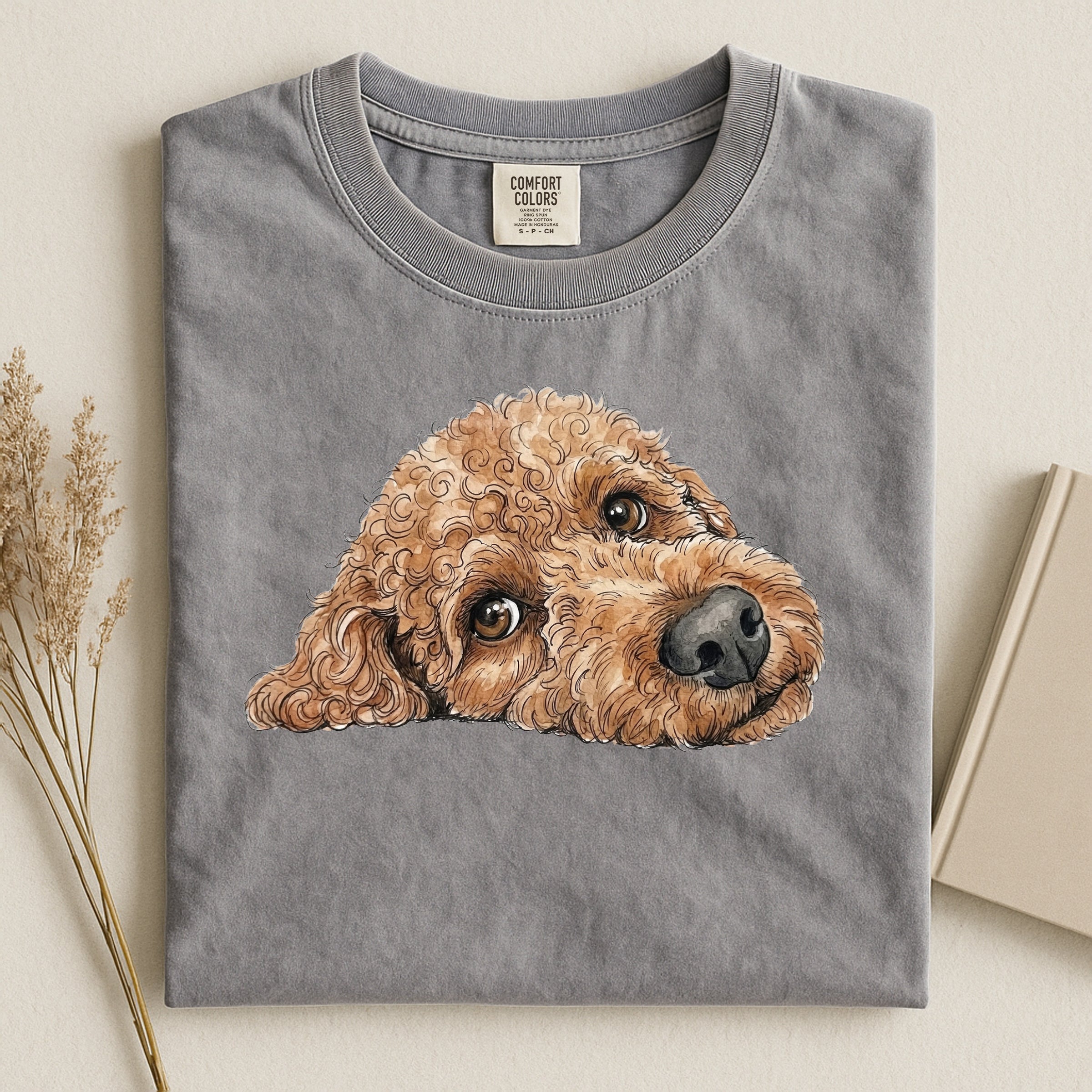 Poodle Face Comfort T-shirt