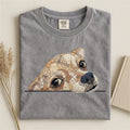 Chihuahua Faux Embroidery Comfort T-shirt