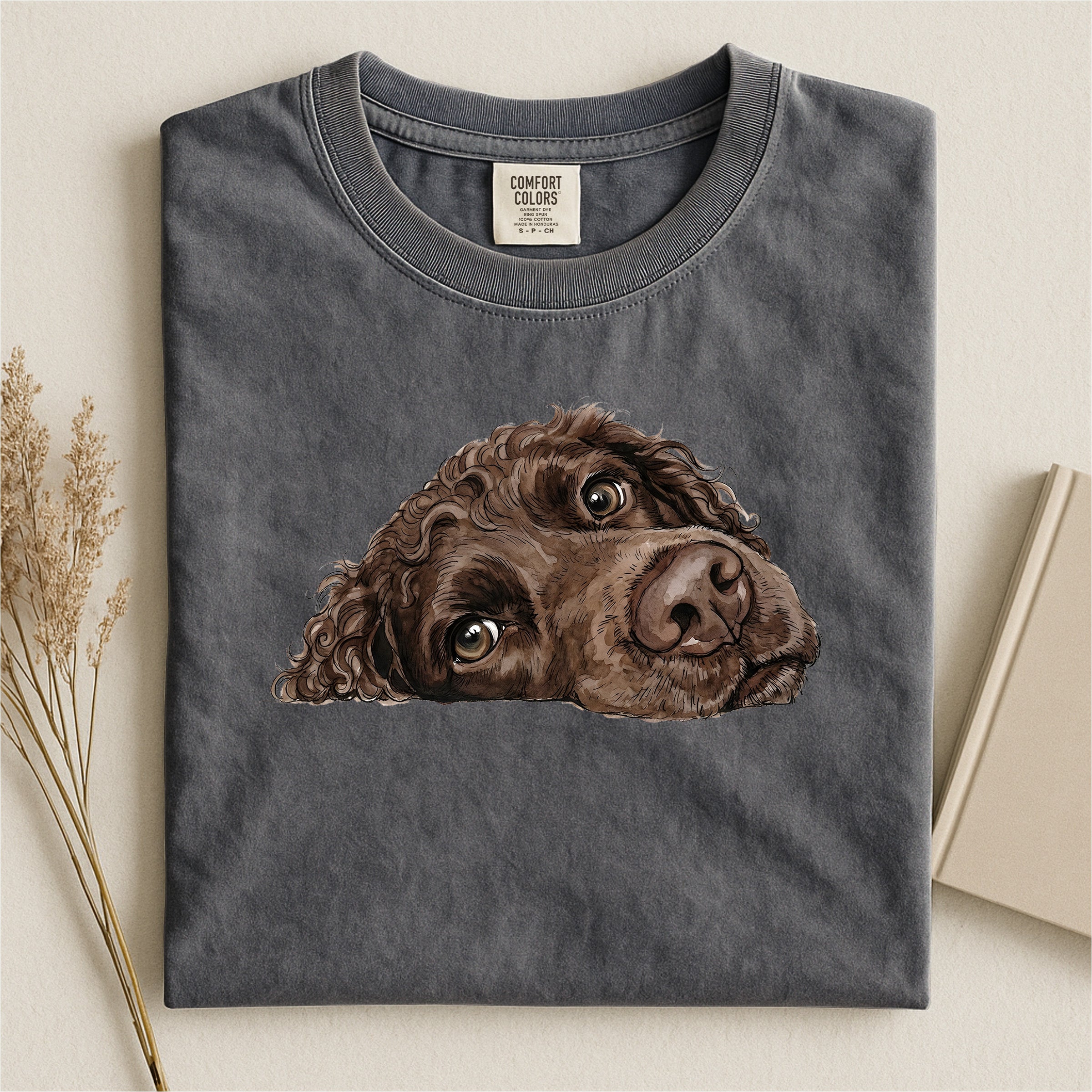 Water Spaniel Face Comfort T-shirt