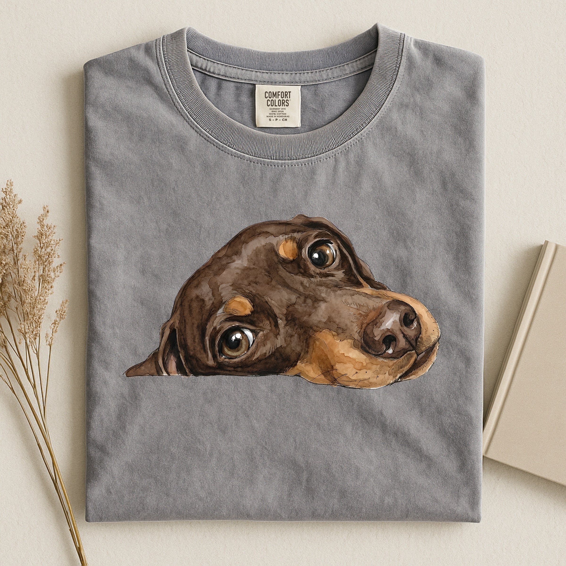 Dachshund Face Comfort T-shirt