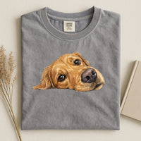 Golden Retriever Face Comfort T-shirt