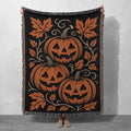 3 Pumpkin Woven Blanket