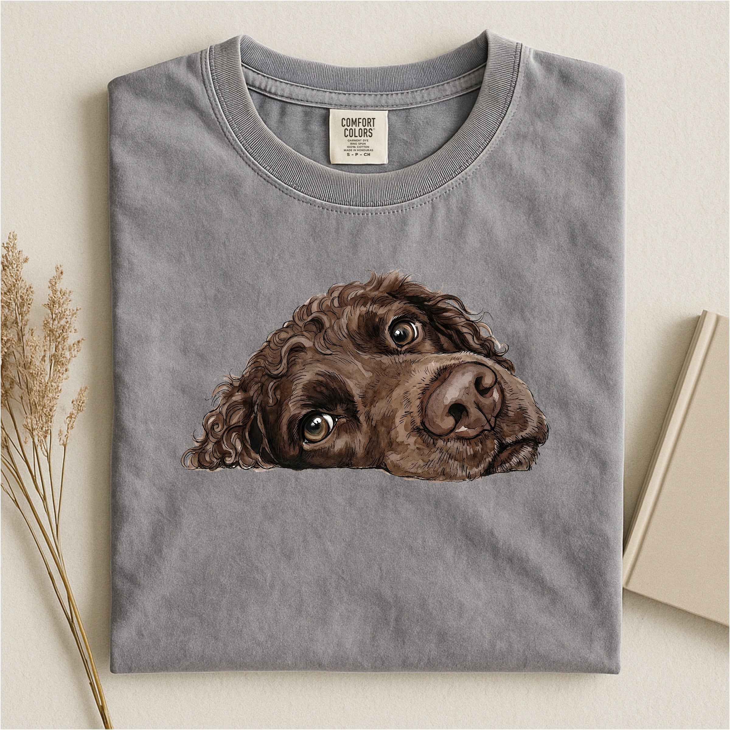 Water Spaniel Face Comfort T-shirt