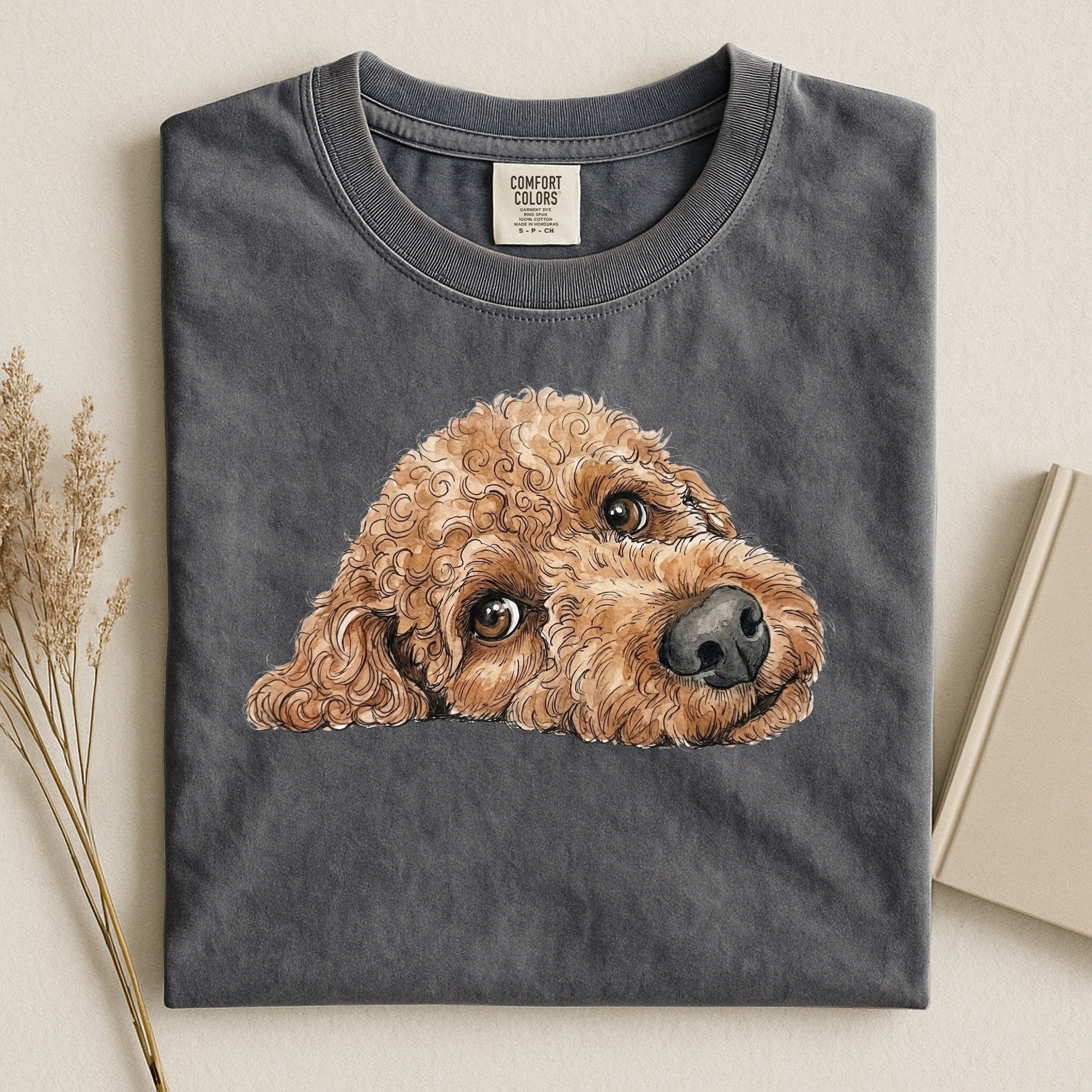 Poodle Face Comfort T-shirt