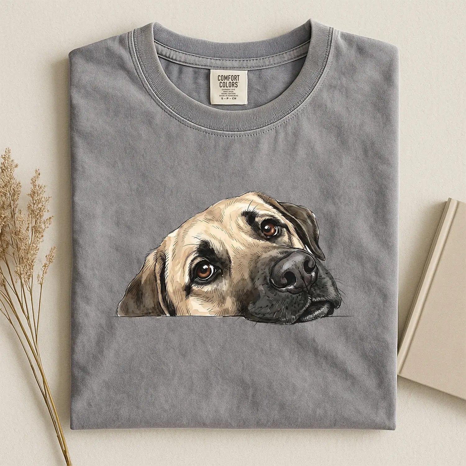 Anatolian Shepherd Dog Face Comfort Color T-shirt