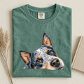 Australian Cattle Face Comfort Color T-shirt