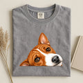 Basenji Face Comfort Color T-shirt 3